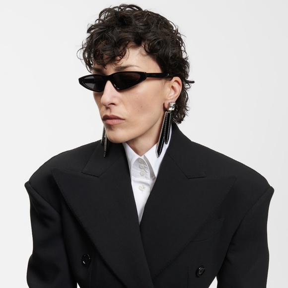 CELINE Graphic S231 Acetate Sunglasses in Black CL40231I NWOT main image 5
